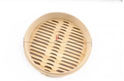 China Custom Dim Sum Bamboo Steamers , Two Tier Bamboo Steamer Kitchen supplier