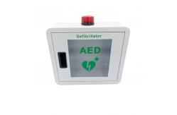 China Wall Mounted Defibrillator Cabinet , Customizable Metal AED Mounting Box supplier