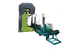 China MJ3212 CNC automatic wood cutting vertical band saw machine, log vertical sawmill supplier