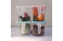 China 3L 5L 6L Stackable Storage Bins With Handles For Freezer Kitchen supplier