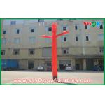 Inflatable Waving Man Orange 5m Inflatable Dancing Man / Dancing Balloon Man Customized for sale