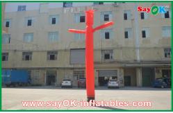China Inflatable Waving Man Orange 5m Inflatable Dancing Man / Dancing Balloon Man Customized supplier