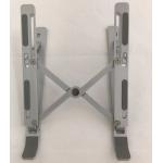 Grey  245*44*13mm Metal Laptop Stand SGS Officeworks Tablet Holder for sale