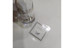 China Custom Clear Vinyl Stickers Mini Transparent BOPP Labels For Essential Oil Ampoule supplier