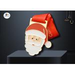 Santa Claus And Christmas Metal Stock Medals With Enamel And Sublimated Ribbon for sale