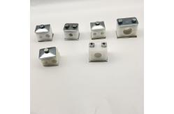 China ODM Hydraulic Stainless Steel Concrete Pump Pipe Clamp With Three Holes supplier