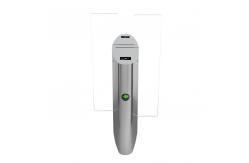 China 550mm Single Lane Flap Barrier Card Reader Turnstile 0.2s supplier