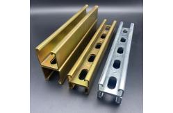China Construction Material Slotted 41x82 Double Unistrut Channel supplier