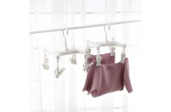 China 4 Clips Hanging Jacket Childrens Clothes Peg Clothes Hanger Clips supplier
