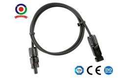 China 1000v Solar Panel Extension Cable With Mc4 Male To Female Connectors supplier