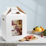 Professional Cake Boxes For Dessert Matt Lamination And Offset Printing for sale
