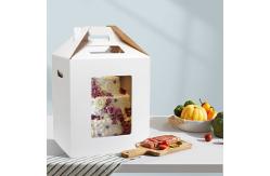 China Professional Cake Boxes For Dessert Matt Lamination And Offset Printing supplier