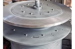China Lbs Grooved Wire Rope Drum For Crane Winch Cable Retracting System supplier