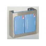 Stainless Steel Exam Glove Dispenser , 10-9/16 Width Wall Glove Dispenser for sale