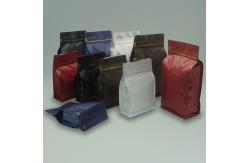 China Reusable Matte Black Doypack k Coffee Bag Gravure Printing Moisture Proof supplier