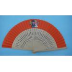 spainish fan with different materials ,  can print buyers'  logo or design for sale
