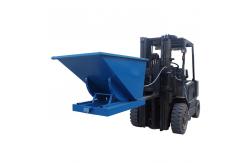China 4ft Wide Self Dumping Hopper Forklift Bin Waste Management Skips supplier