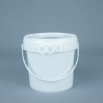 Food Grade Ice Cream Bucket 1 Liter With Handle And Lid for sale