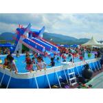outdoor swimming pool  above ground pool water slide  inflatable slide for inflatable pool for sale