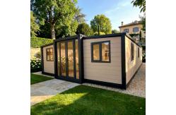 China Weather Tight Expandable Modular House 10FT-40FT With Polyurethane Carved Wall Panels supplier
