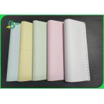 CB CFB CF 9.5'' X 11'' Carbonless Paper NCR Paper For Thermal Printers Clear Image for sale