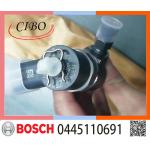 0445110691 Engine Parts Diesel Fuel Injector For FOTON Bosch 4JB1 for sale