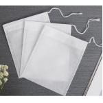 Customized  Disposable  PP Non Woven  empty    Tea  bag coffee filter pocket  Herb Loose  bag with drawstring for sale