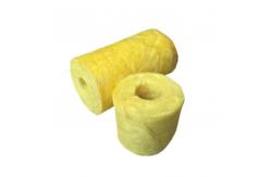 China Centrifugal Glass Wool Steam Pipe Insulation Shell 30-150mm Thickness Without Aluminum Foil supplier