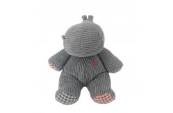 China Customized Stuffed Animal Toy Child Friendly Loveable Face Hippopotamus With 10mm Velvet supplier