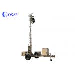 Okaf Vehicle Mounted Mast Mobile Surveillance Trailers Electromagnetic Brake System for sale