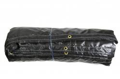 China Custom PVC Coated Fabric Flatbed Blue Steel Tarps PVC Tarpaulin Sheet supplier