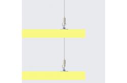 China Easy to attach chandelier acoustic panel wire kit suspension system sound deadening material supplier