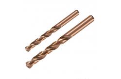 China Titanium Coated Cobalt Twist Drill Bits High Hardness Straight Shank Twist Drill Bit supplier