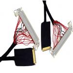 Industrial Automation Black Color Low-Voltage Display Serial Cable with LVDS Connector Type for sale