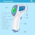 ISO Contactless Electronic Baby Fever Forehead Thermometer for sale