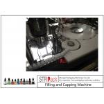 10ml-100ml E-liquid Bottle Filling And Capping Machine With Piston Pump