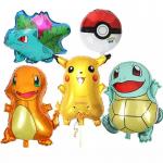 Wholesale Foil Pika chu Balloons cartoon character balloon party decoration Pika chu helium foil Poke mon balloons for sale