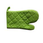 Canvas Thin Fabric Oven Mitt for Promotion Easy Kitchen Oven Mitt Potholders , Grass Green for sale