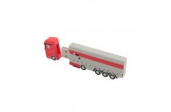 China PVC Or Silicone Custom USB Flash Drives Bus Shape With Data Preload supplier