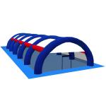 0.9mm PVC Tarpaulin Inflatable Paintball Arena ARENA08 for sale