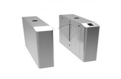 China Electrical Retractable Flap Barrier Gate , Supermarket / Subway Turnstile supplier
