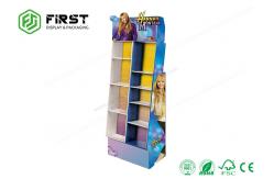 China Recyclable POP Carton Stand Customized Printing Cardboard Floor Display Stand supplier