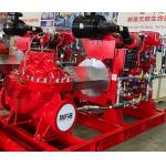 Single Stage Horizontal Centrifugal End Suction Fire Pump Set With Diesel Engine for sale