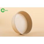 Food grade 100% recyclable disposable kraft strong paper bowl 16oz for sale