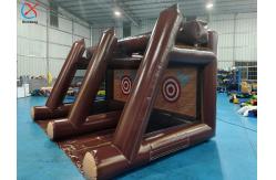 China Factory Commercial Interactive Inflatable Axe Sport Game Inflatable Shot Game supplier