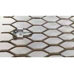2-8mm Expanded Galvanized Steel Mesh For Walkway  slip resistance