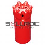 T38 102mm Top Hammer Drilling Tools Carbide Hot Pressed Button Bits