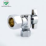 POM Stem CUPC NSF 5/8''X5/8'' Compression Angle Stop Valve for sale