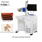 1064nm Carbon Dioxide Laser Marking Machine For Wood Leather Plastic Permanent Engraving for sale