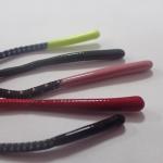 Polyester Black Braided Drawstring Cord Round Silicone Head
